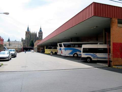 La estación de autobuses fue el lugar elegido para realizar los test.