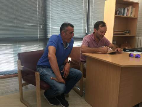 Ángel González y Julián García, concejales del PP.