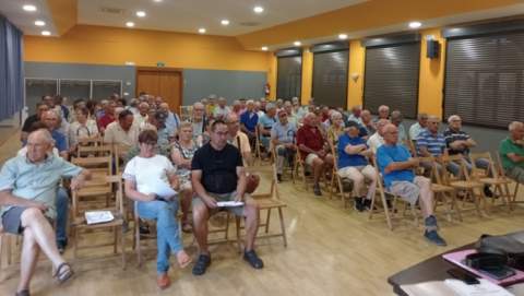 Momento de la asamblea celebrada el pasado 17 de agosto.
