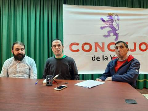 De izquierda a derecha, Samuel Castro, Abel Aparicio y Fidel Santos.